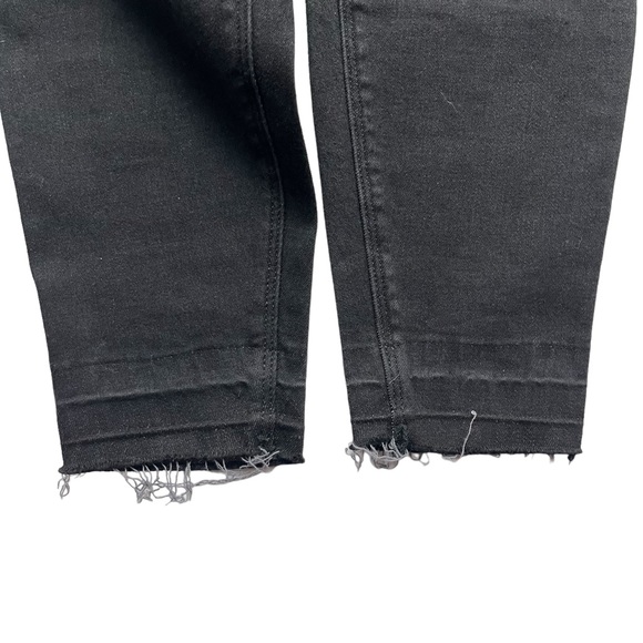 Spanx Distressed Skinny Jeans Women's S High Rise Stretch Denim Raw Hem 20213R - Picture 12 of 15